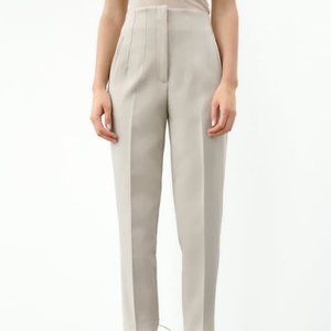 OFF WHITE ZARA HIGH WAISTED TROUSERS